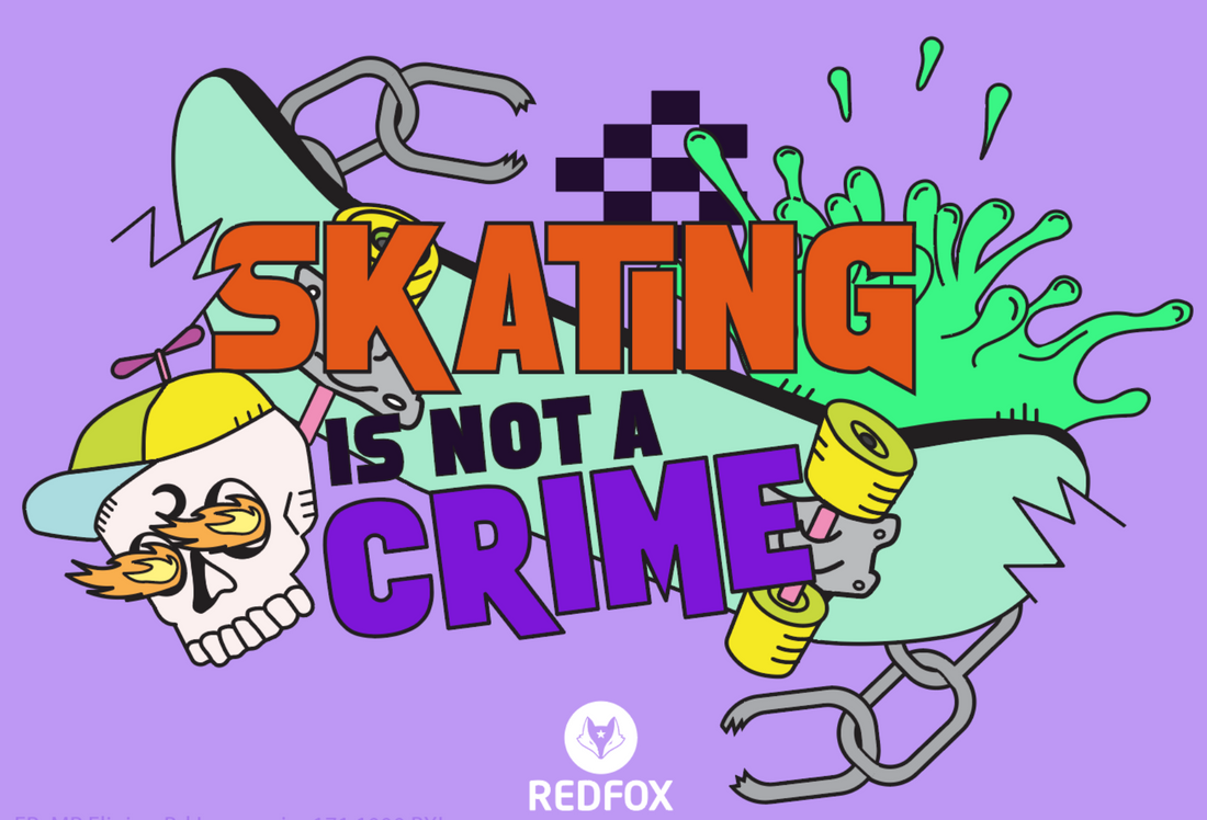 Skating is not a crime-free stickerpack (20st)